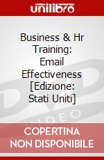 Business & Hr Training: Email Effectiveness [Edizione: Stati Uniti] dvd