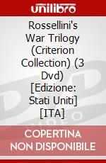 Rossellini's War Trilogy (Criterion Collection) (3 Dvd) [Edizione: Stati Uniti] [ITA] dvd