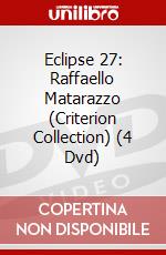 Eclipse 27: Raffaello Matarazzo (Criterion Collection) (4 Dvd) dvd
