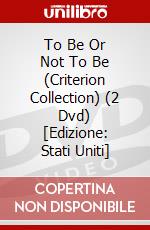 To Be Or Not To Be (Criterion Collection) (2 Dvd) [Edizione: Stati Uniti] dvd