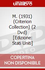 M. (1931) (Criterion Collection) (2 Dvd) [Edizione: Stati Uniti] dvd