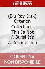 (Blu-Ray Disk) Criterion Collection - This Is Not A Burial It's A Resurrection brd