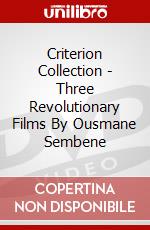 Criterion Collection - Three Revolutionary Films By Ousmane Sembene dvd