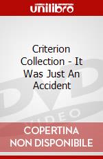 Criterion Collection - It Was Just An Accident dvd