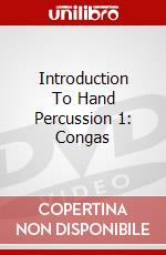 Introduction To Hand Percussion 1: Congas dvd