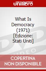 What Is Democracy (1971) [Edizione: Stati Uniti] dvd
