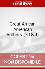 Great African American Authors (3 Dvd) dvd