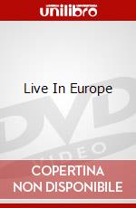 Live In Europe dvd