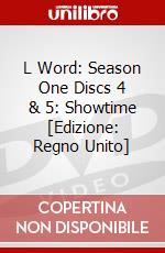 L Word: Season One Discs 4 & 5: Showtime [Edizione: Regno Unito] dvd
