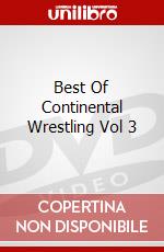 Best Of Continental Wrestling Vol 3 dvd