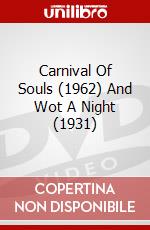 Carnival Of Souls (1962) And Wot A Night (1931) dvd