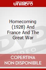 Homecoming (1928) And France And The Great War dvd