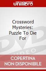 Crossword Mysteries: Puzzle To Die For dvd