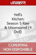 Hell's Kitchen: Season 5 Raw & Uncensored (4 Dvd) dvd