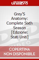 Grey'S Anatomy: Complete Sixth Season [Edizione: Stati Uniti] dvd