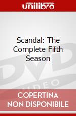 Scandal: The Complete Fifth Season dvd