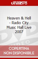 Heaven & Hell - Radio City Music Hall Live 2007 dvd