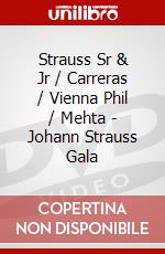 Strauss Sr & Jr / Carreras / Vienna Phil / Mehta - Johann Strauss Gala dvd