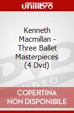 Kenneth Macmillan - Three Ballet Masterpieces (4 Dvd) dvd