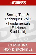 Boxing Tips & Techniques Vol 1 - Fundamentals [Edizione: Stati Uniti] dvd