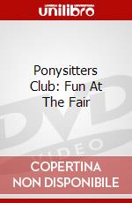 Ponysitters Club: Fun At The Fair dvd