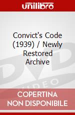 Convict's Code (1939) / Newly Restored Archive dvd