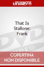 That Is Stallone: Frank dvd