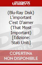 (Blu-Ray Disk) L'important C'est D'aimer (That Most Important) [Edizione: Stati Uniti] brd