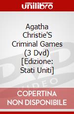 Agatha Christie'S Criminal Games (3 Dvd) [Edizione: Stati Uniti] dvd