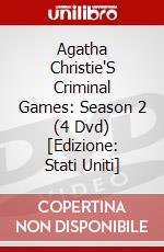 Agatha Christie'S Criminal Games: Season 2 (4 Dvd) [Edizione: Stati Uniti] dvd