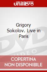 Grigory Sokolov. Live in Paris dvd
