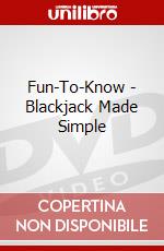 Fun-To-Know - Blackjack Made Simple dvd