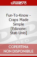 Fun-To-Know - Craps Made Simple [Edizione: Stati Uniti] dvd