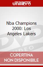 Nba Champions 2000: Los Angeles Lakers dvd