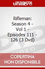Rifleman: Season 4 - Vol 1 - Episodes 111 - 126 (3 Dvd) dvd