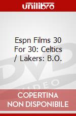 Espn Films 30 For 30: Celtics / Lakers: B.O. dvd