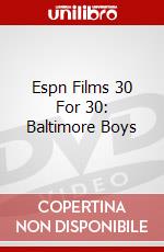 Espn Films 30 For 30: Baltimore Boys dvd