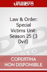 Law & Order: Special Victims Unit: Season 25 (3 Dvd) dvd