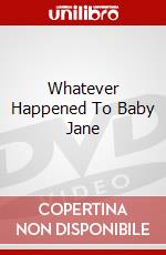 Whatever Happened To Baby Jane dvd