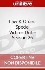 Law & Order. Special Victims Unit - Season 26 dvd