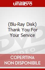 (Blu-Ray Disk) Thank You For Your Service brd