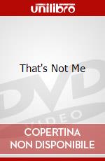 That's Not Me dvd