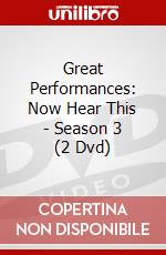 Great Performances: Now Hear This - Season 3 (2 Dvd) dvd
