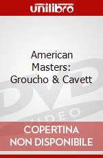American Masters: Groucho & Cavett dvd
