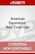 American Experience: Nazi Town Usa dvd