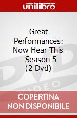 Great Performances: Now Hear This - Season 5 (2 Dvd) dvd