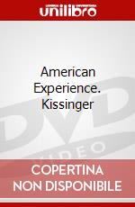 American Experience. Kissinger dvd