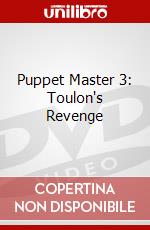 Puppet Master 3: Toulon's Revenge dvd