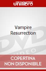 Vampire Resurrection dvd