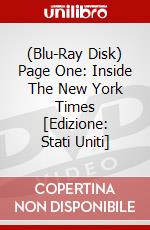 (Blu-Ray Disk) Page One: Inside The New York Times [Edizione: Stati Uniti] brd